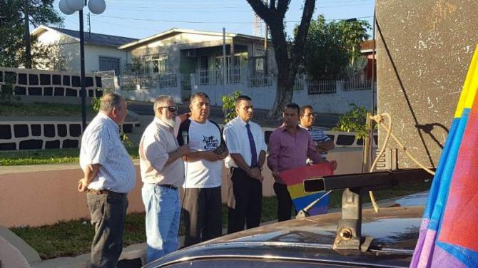 Badotti e Marcio prestigiam aniversário da Igreja Quadrangular